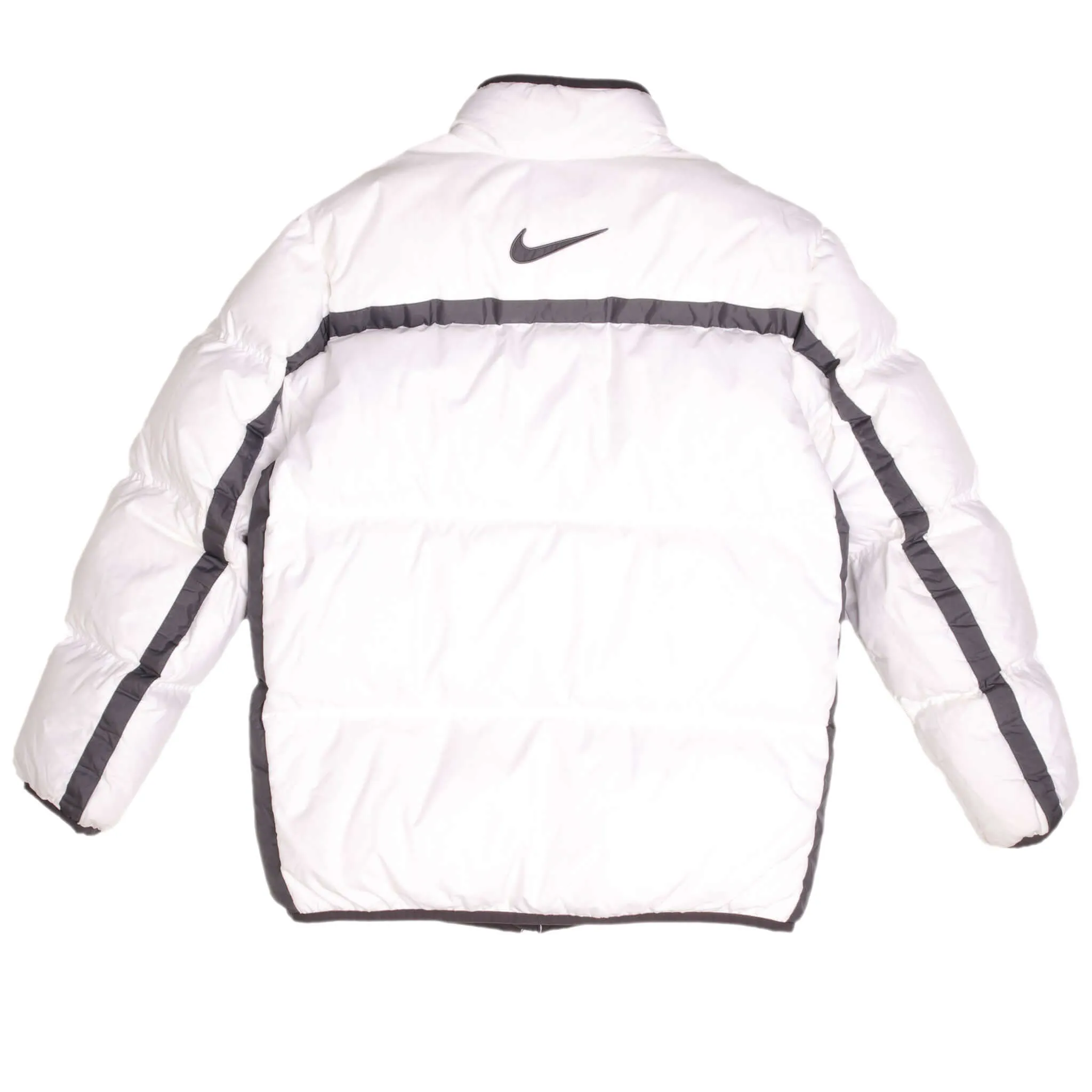 VINTAGE NIKE BIG SWOOSH PUFFER JACKET 2000S SIZE MEDIUM