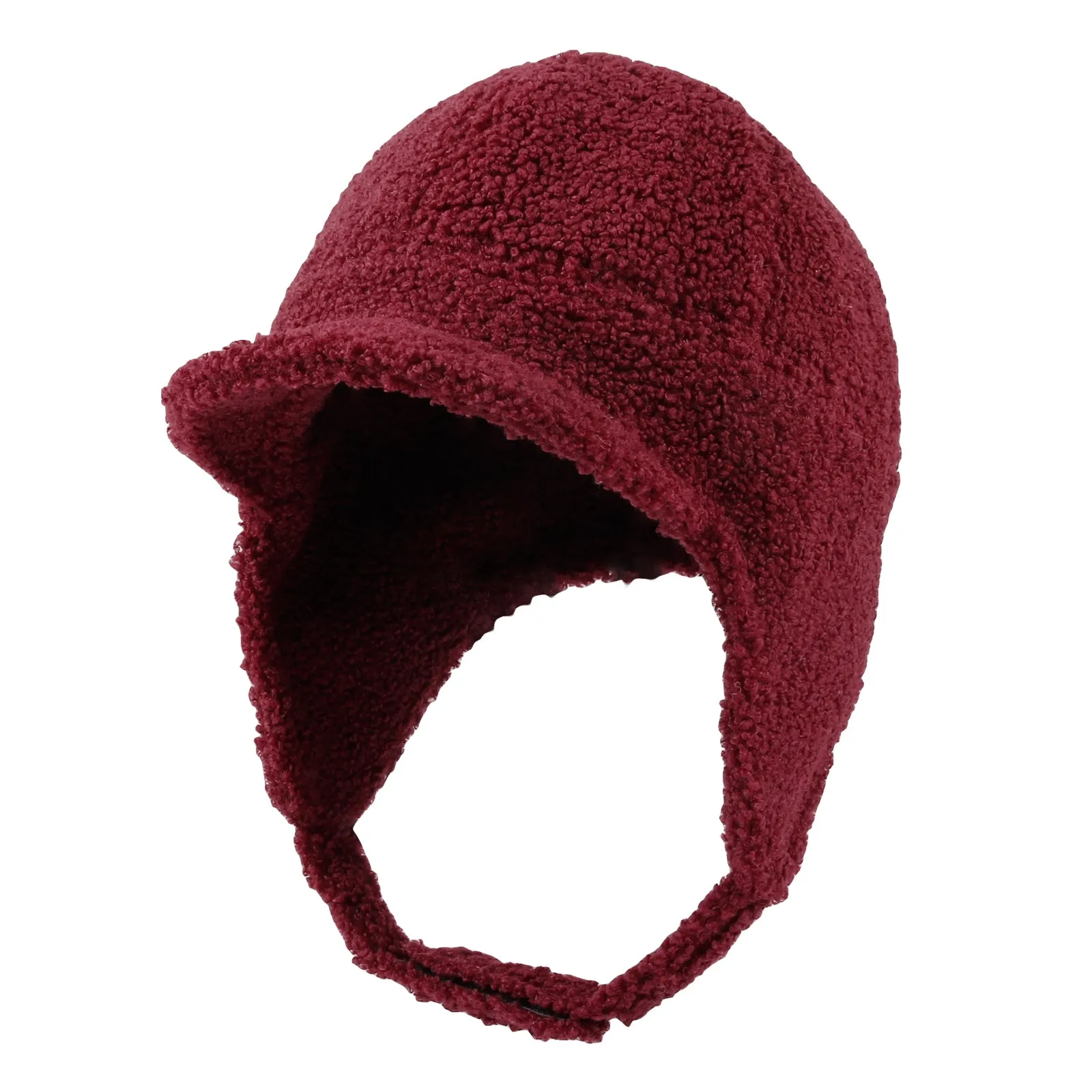 Visor Ear Flap Hat Winter Fleece Warm Trapper Cap SLT1249