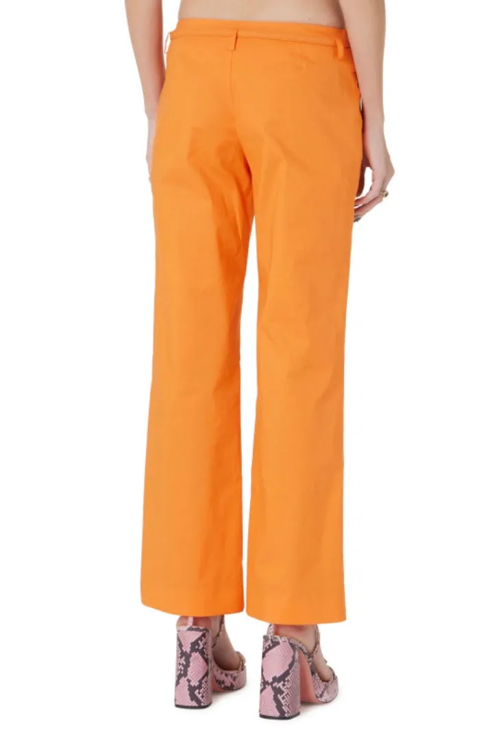 Vivetta - Cropped Pants: Orange