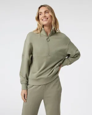 Vuori Sedona Rib Half Zip - METAL