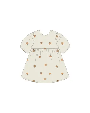 Waffle Babydoll Dress - Pumpkins