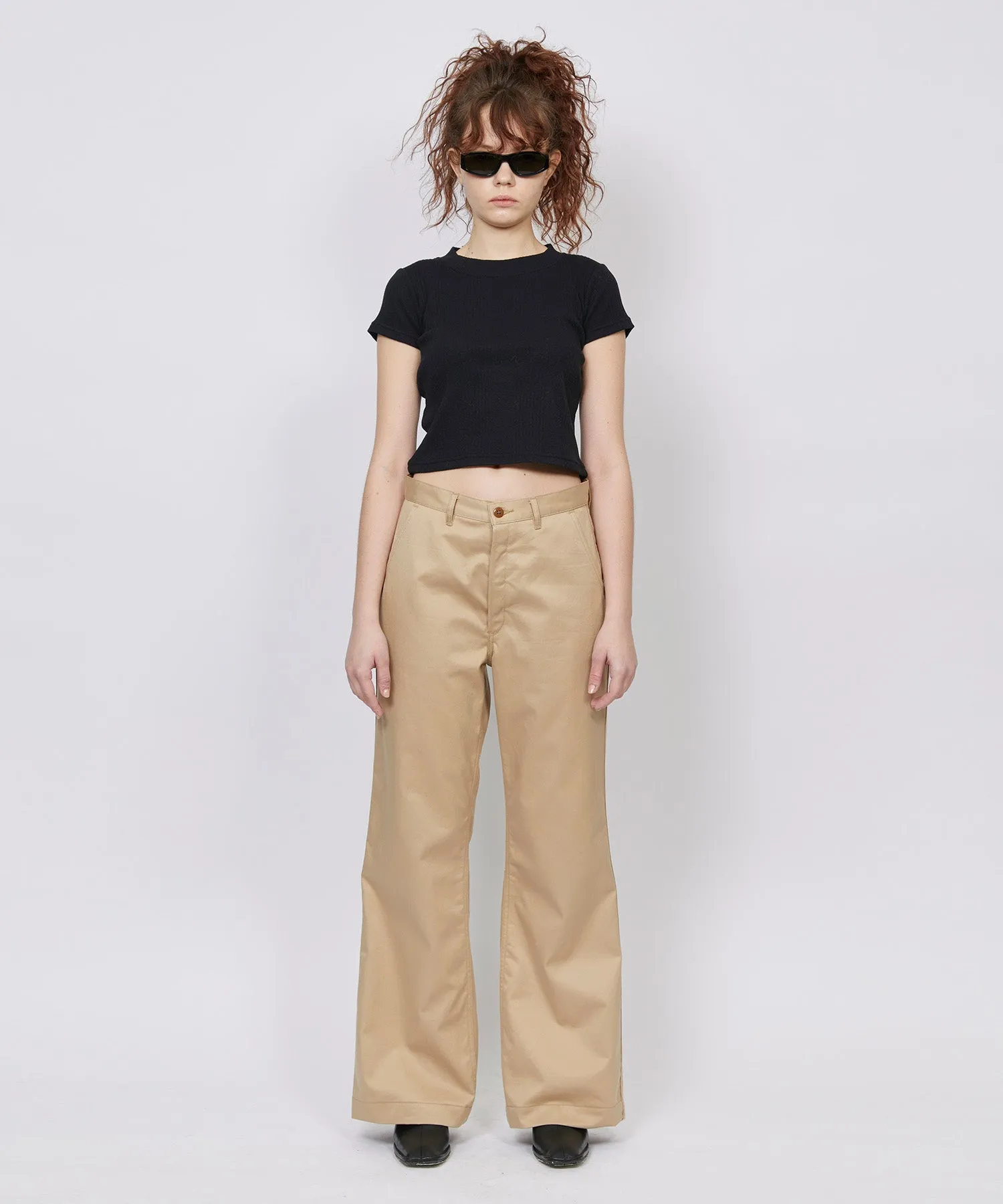 WEST POINT FABRIC CROSSED CHINO PANTS