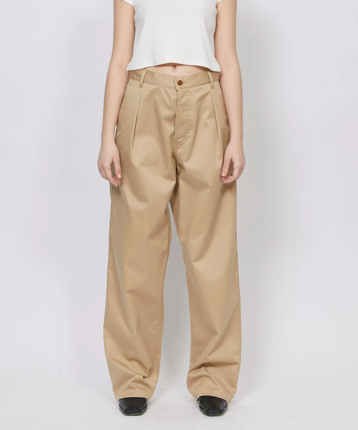 WEST POINT FABRIC CROSSED CHINO PANTS