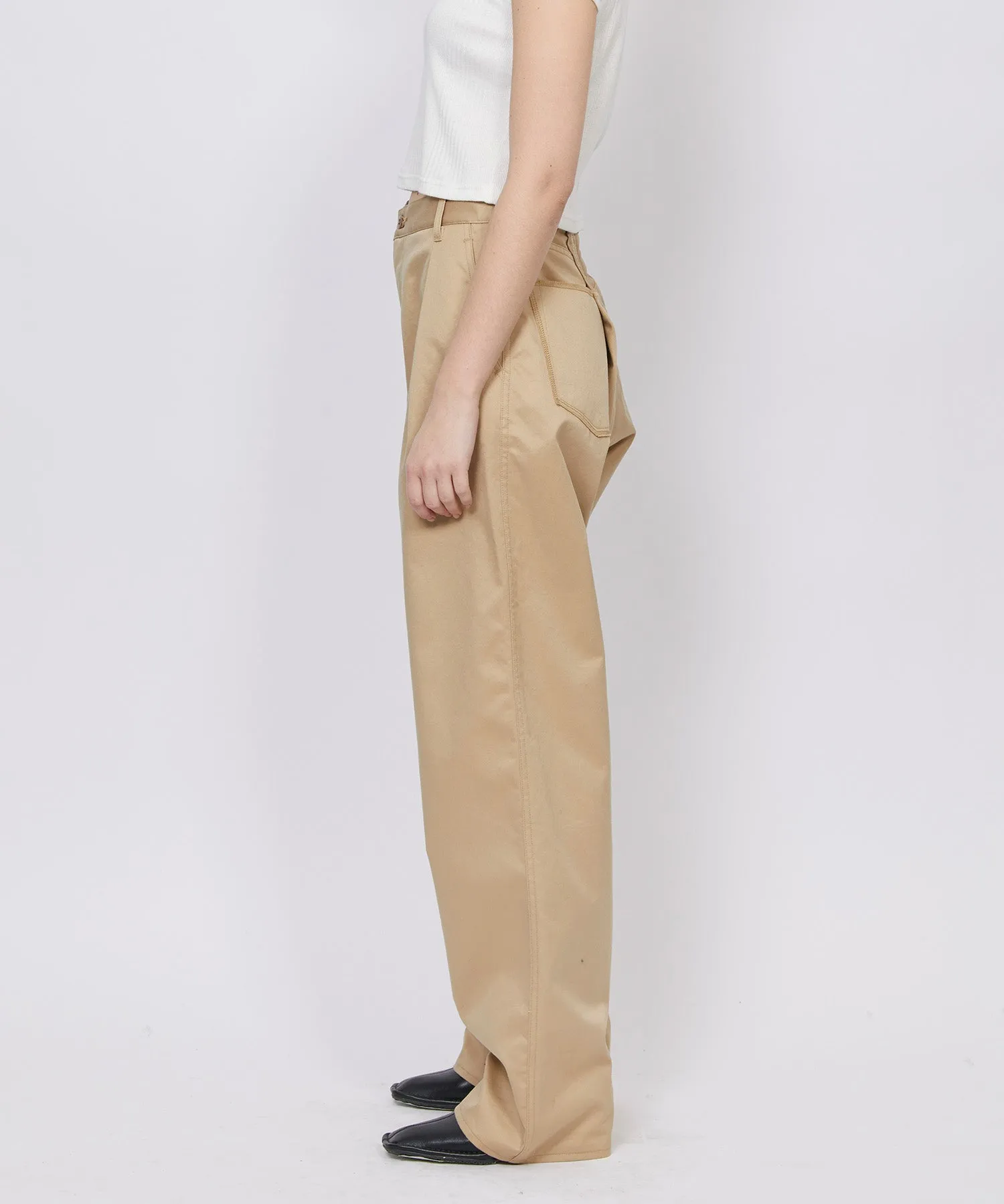 WEST POINT FABRIC CROSSED CHINO PANTS