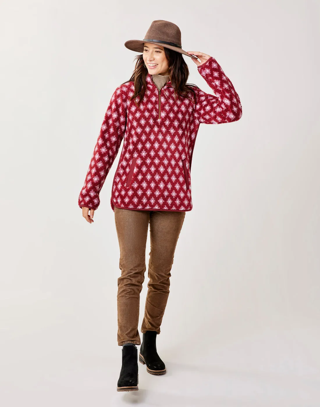 Westport Tunic: Brick Geo