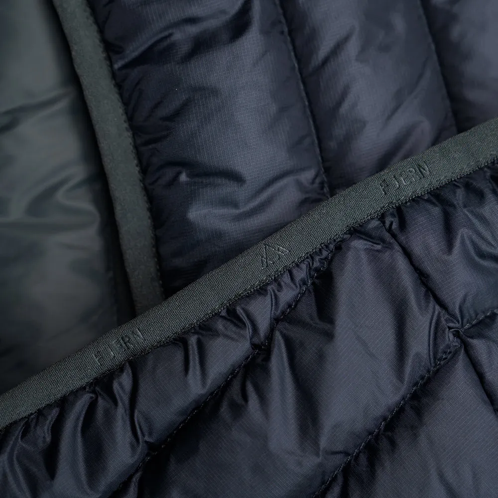 Womens Aktiv Down Hoodless Jacket (Storm Grey/Charcoal)