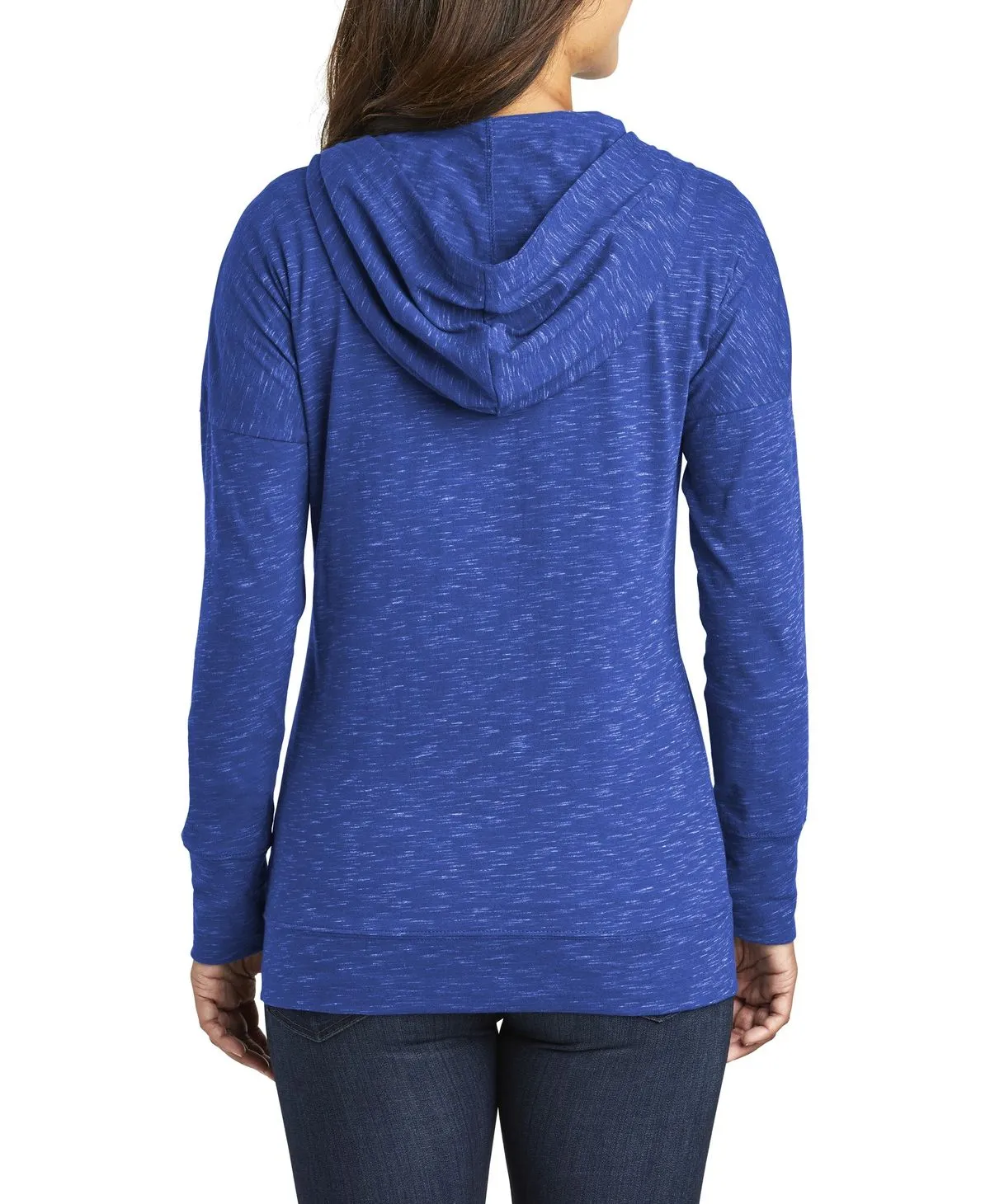 Women's Full-Zip Lightweight Fleece Hoodie with Pocket