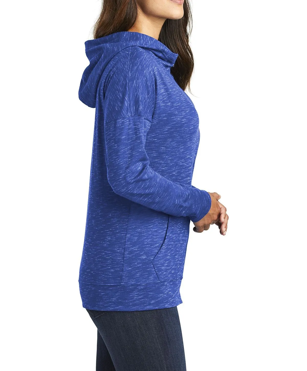 Women's Full-Zip Lightweight Fleece Hoodie with Pocket