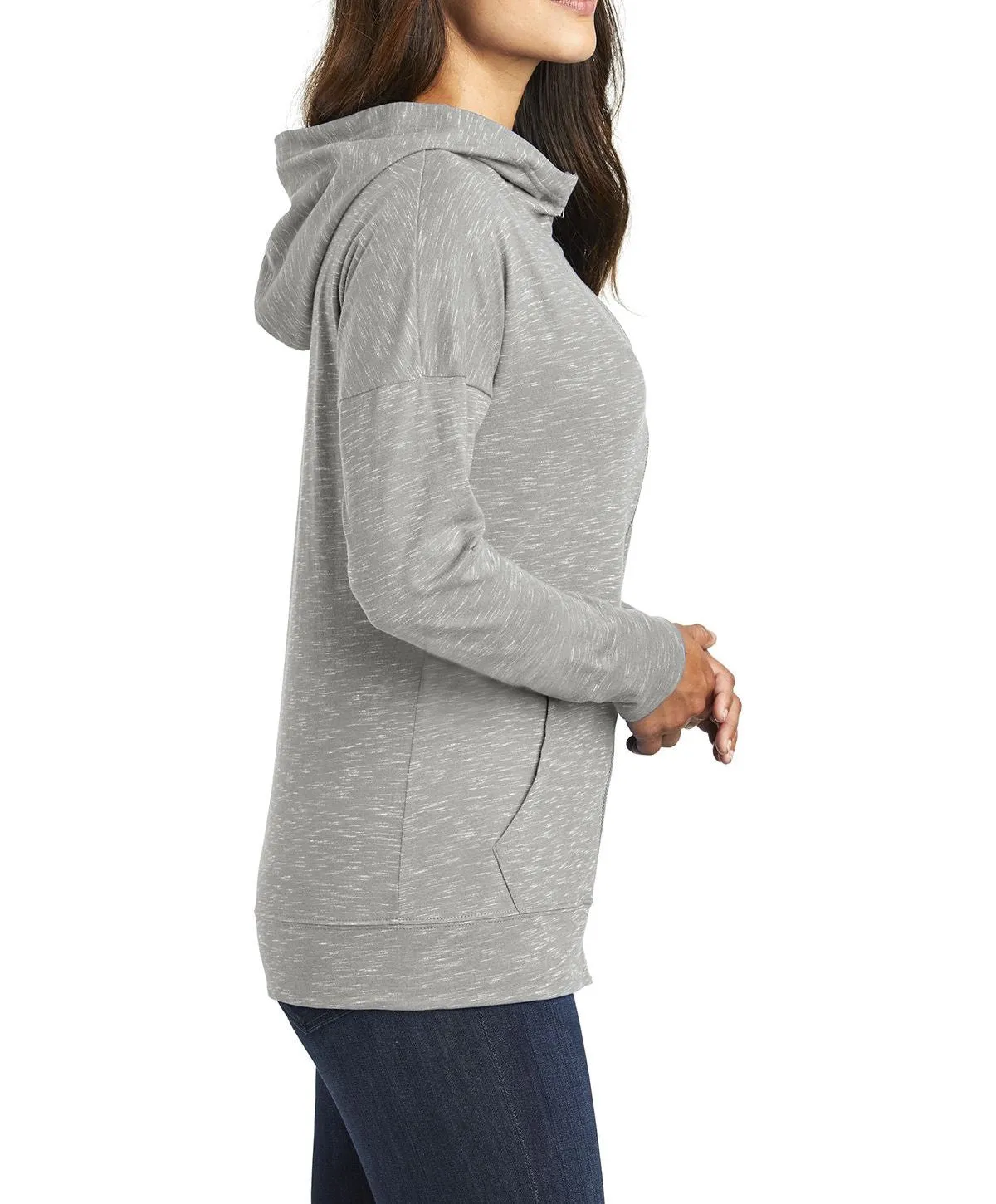 Women's Full-Zip Lightweight Fleece Hoodie with Pocket