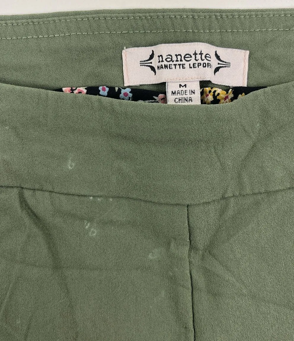 Women's Nanette Lepore Olive Green Slacks Dress Pants - Size Medium