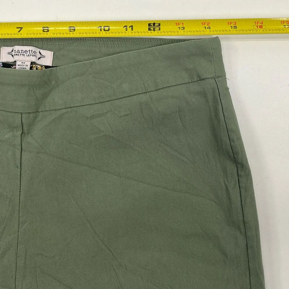 Women's Nanette Lepore Olive Green Slacks Dress Pants - Size Medium