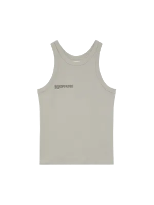 Women's Recycled Cotton Tank Top—stone