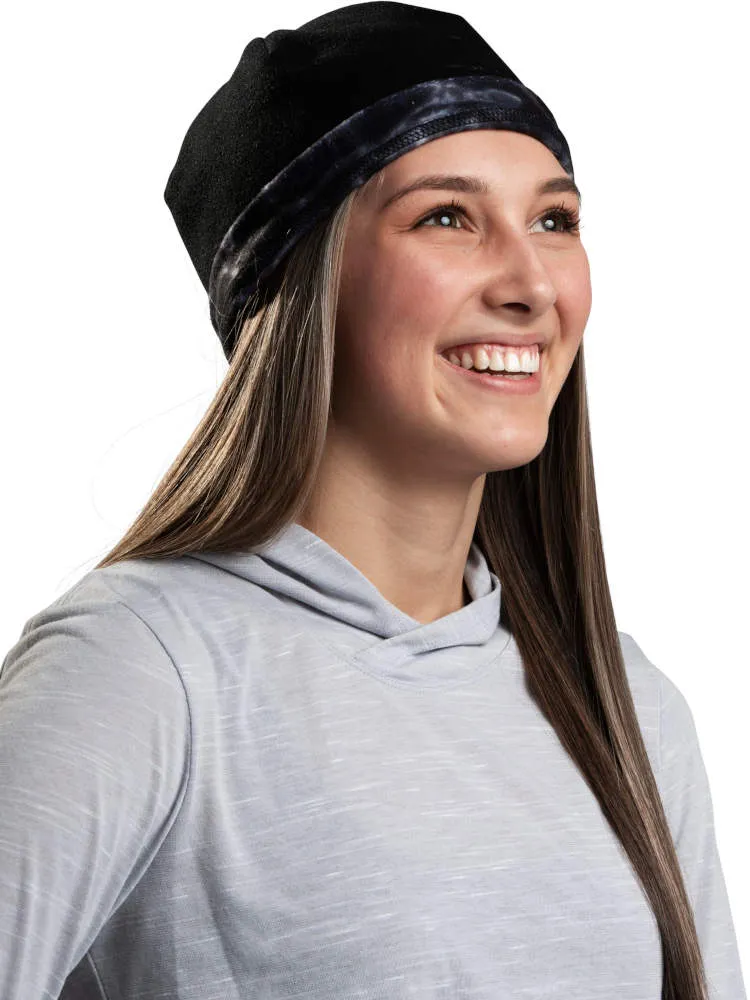 Womens Reversible Polar Fleece Winter Hat | Aqua Design