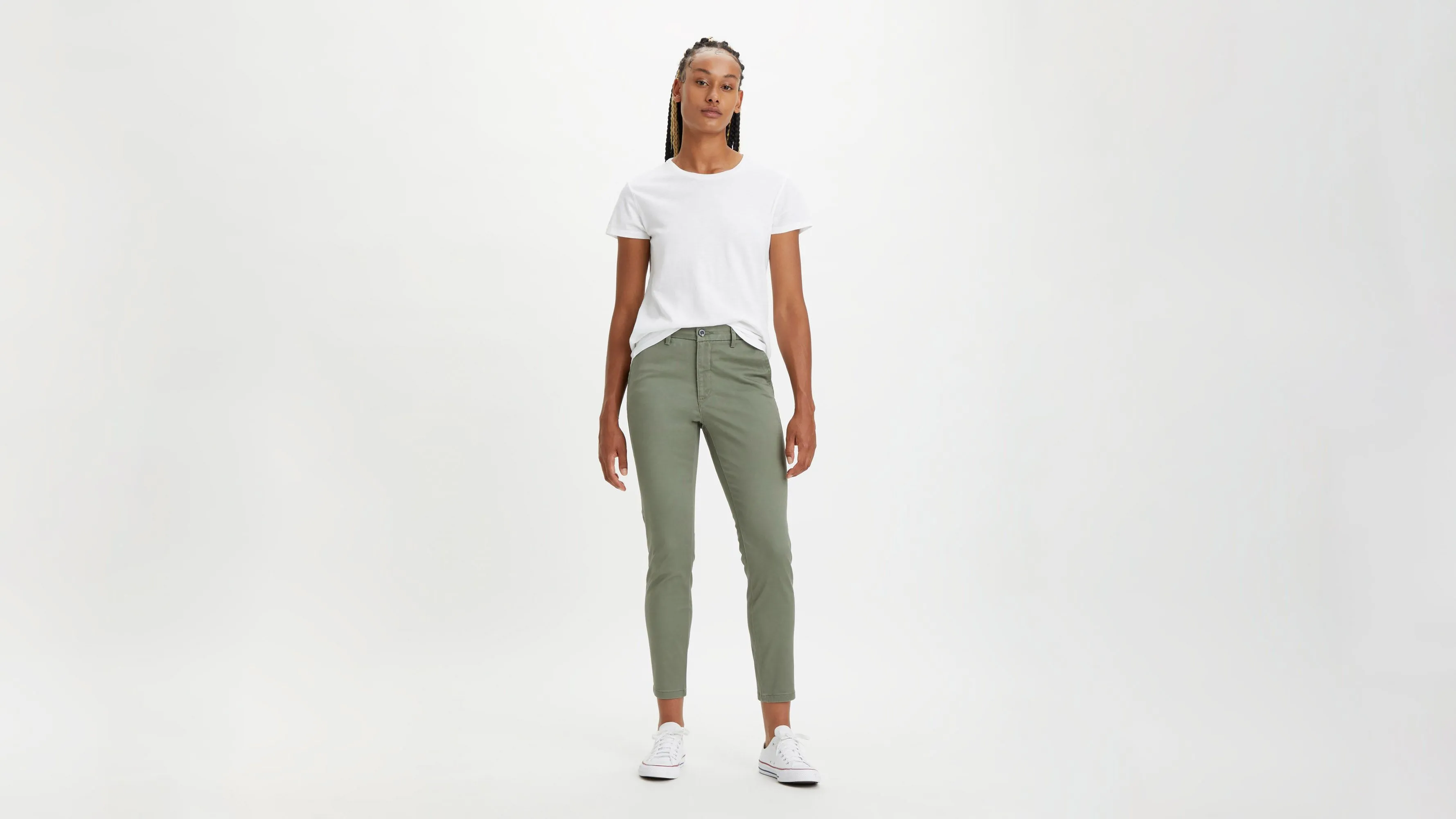 Women's Skinny Fit Chino Pants