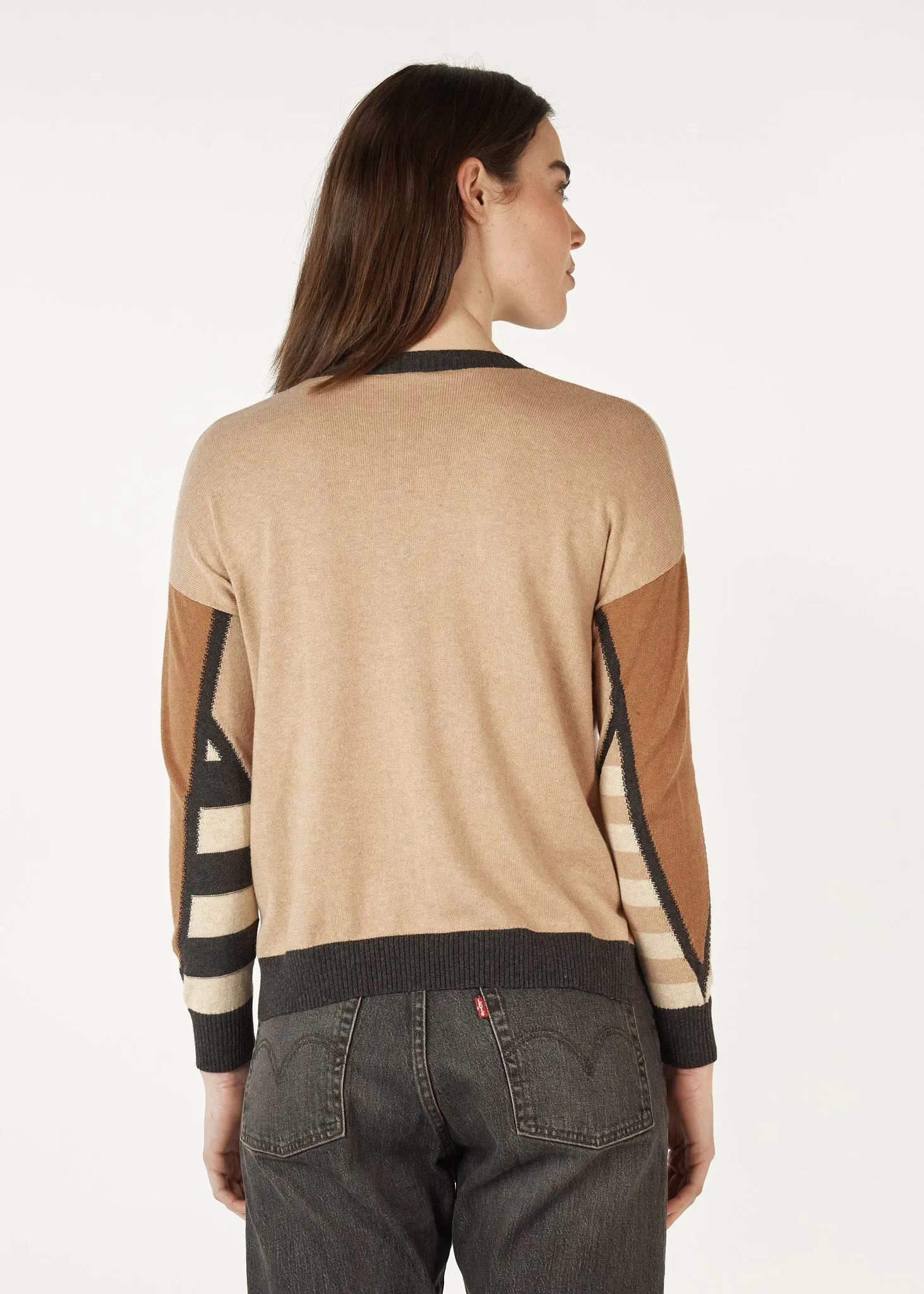 Zaket & Plover - Mosaic Intarsia Jumper | ZP7141