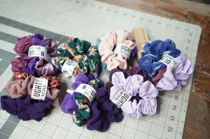 Zero-Waste Scrunchies