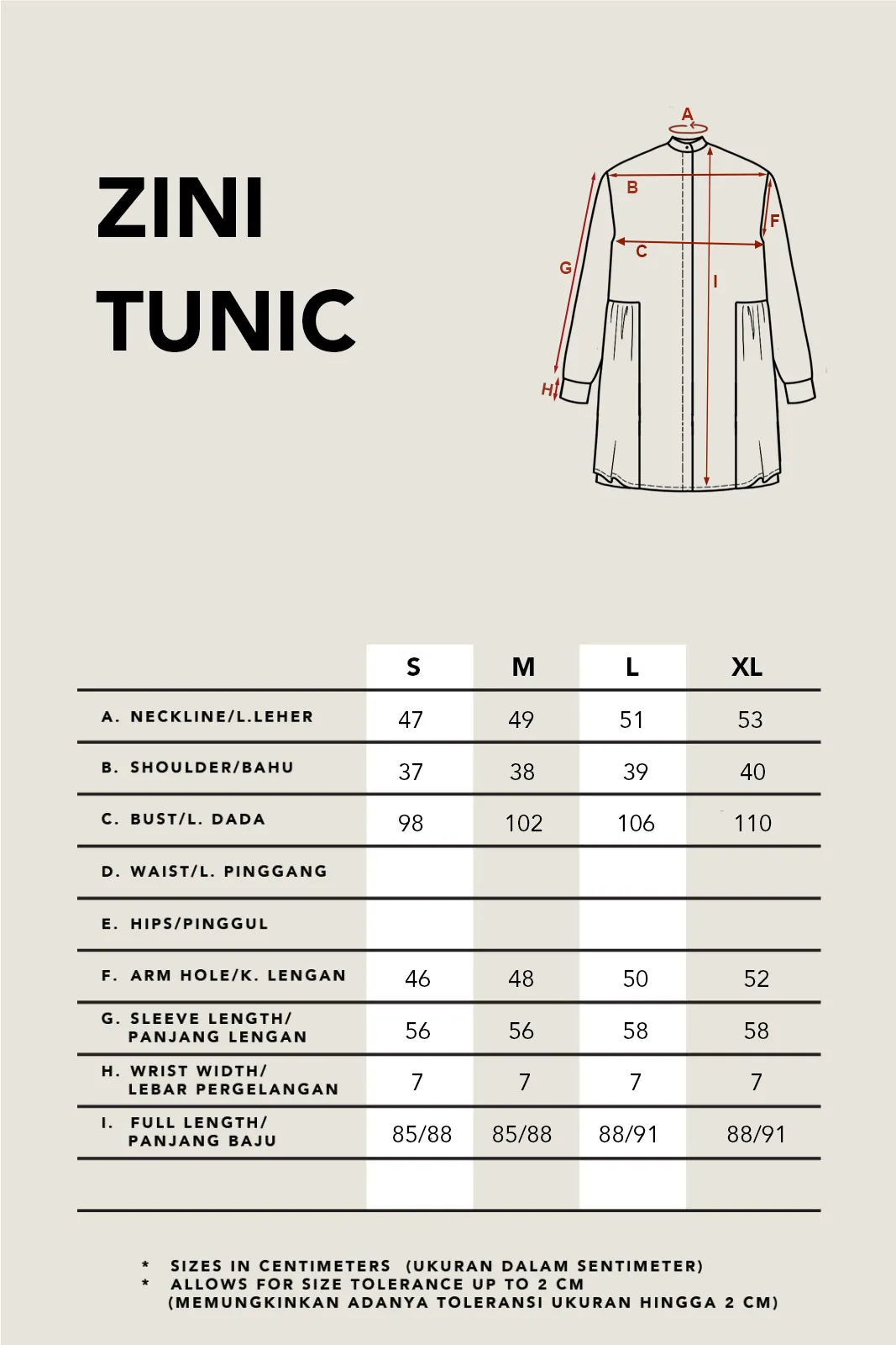 ZINI TUNIC SAKURA